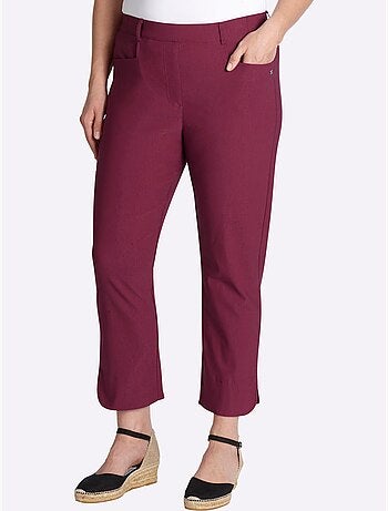 Pantalon En Bengaline Ceinture élastique - Taille Standard - Sheego