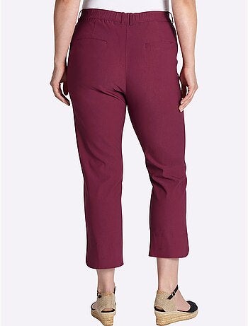 Pantalon En Bengaline Ceinture élastique - Taille Standard - Sheego