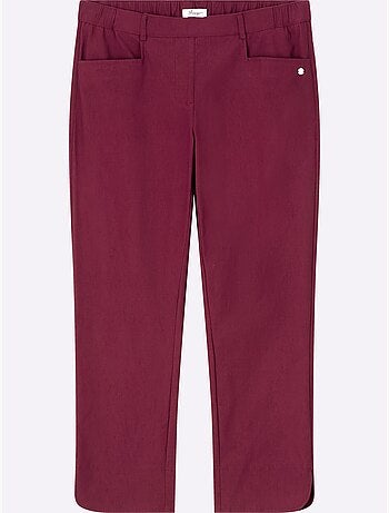 Pantalon En Bengaline Ceinture élastique - Taille Standard - Sheego