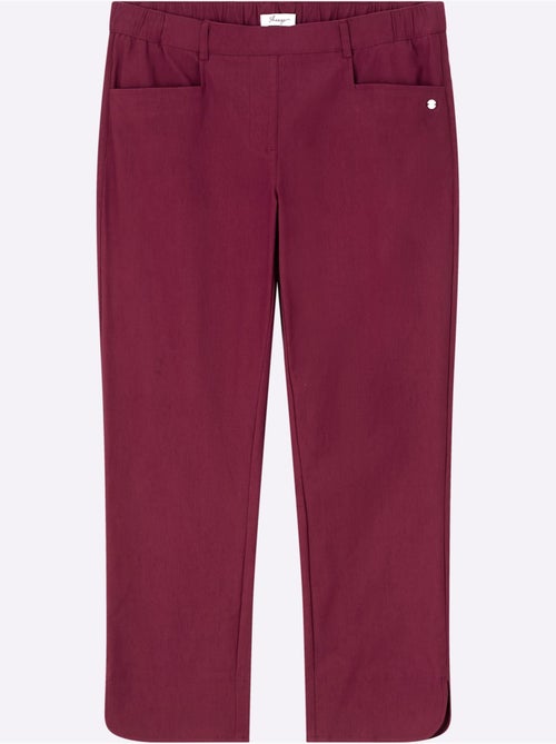 Pantalon En Bengaline Ceinture élastique - Taille Standard - Sheego - Kiabi