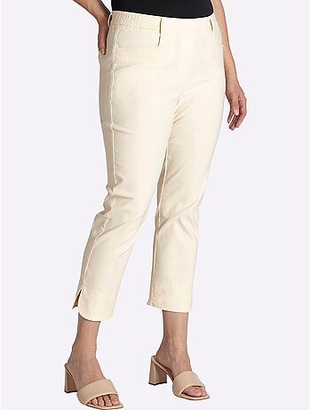 Pantalon En Bengaline Ceinture élastique - Taille Standard - Sheego