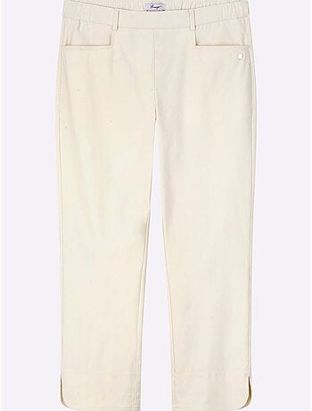 Pantalon En Bengaline Ceinture élastique - Taille Standard - Sheego
