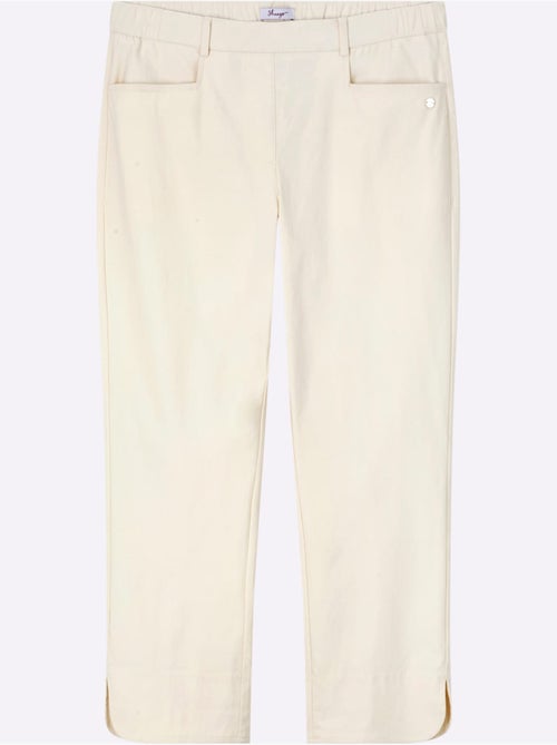 Pantalon En Bengaline Ceinture élastique - Taille Standard - Sheego - Kiabi