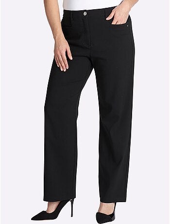 Pantalon En Bengaline Empiècement Confortable Et élastique Au Dos - Taille Standard - Sheego