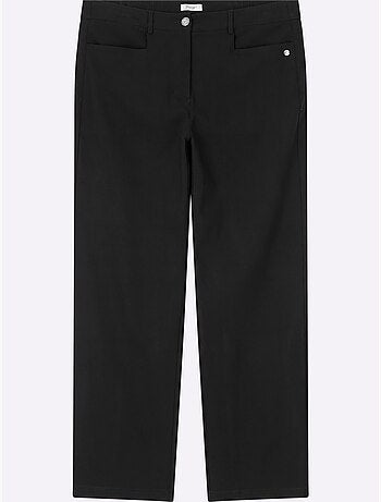 Pantalon En Bengaline Empiècement Confortable Et élastique Au Dos - Taille Standard - Sheego