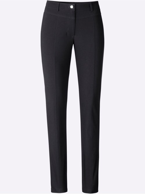 Pantalon en bengaline extensible et indéformable coupe étroite - Taille courte - Witt - Kiabi Pantalon en bengaline extensible et indéformable coupe étroite - Taille courte - Witt - Kiabi