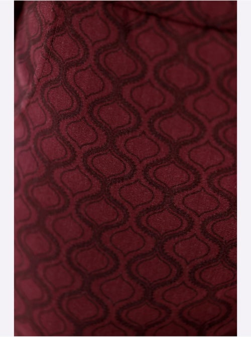 Pantalon en bengaline imprimé graphique - taille courte - moda vilona - Kiabi Pantalon en bengaline imprimé graphique - taille courte - moda vilona - Kiabi