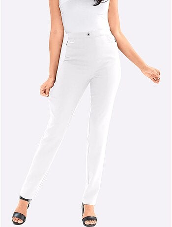 Pantalon En Bengaline Qualité Extensible - Taille Standard - Moda Vilona