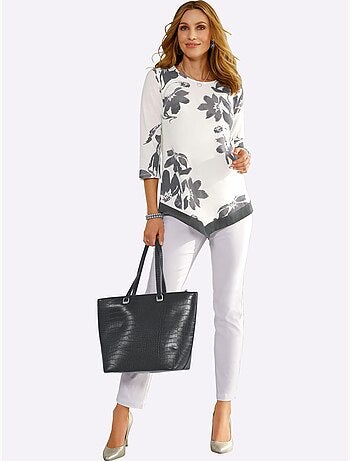 Pantalon En Bengaline Qualité Extensible - Taille Standard - Moda Vilona