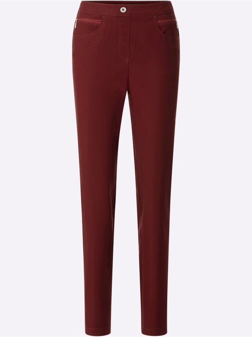 Pantalon En Bengaline Qualité Extensible - Taille Standard - Moda Vilona - Kiabi