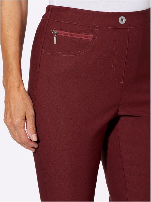 Pantalon En Bengaline Qualité Extensible - Taille Standard - Moda Vilona - Kiabi
