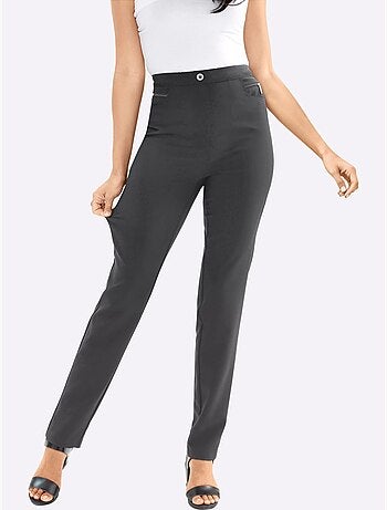 Pantalon En Bengaline Qualité Extensible - Taille Standard - Moda Vilona