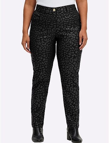 Pantalon En Bengaline Ravissant Tissu Imprimé - Taille Standard - Sheego