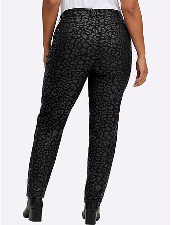 Pantalon En Bengaline Ravissant Tissu Imprimé - Taille Standard - Sheego