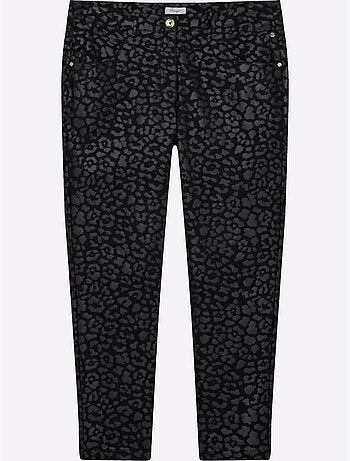 Pantalon En Bengaline Ravissant Tissu Imprimé - Taille Standard - Sheego