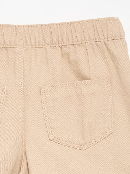 Pantalon en coton - coupe confortable - Kiabi