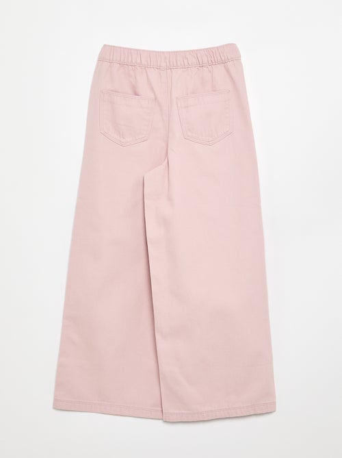 Pantalon en coton - coupe confortable - Kiabi