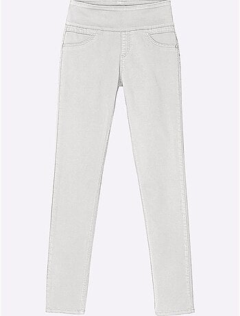 Pantalon avec ceinture élastique et fausses poches avant - Taille courte - Witt