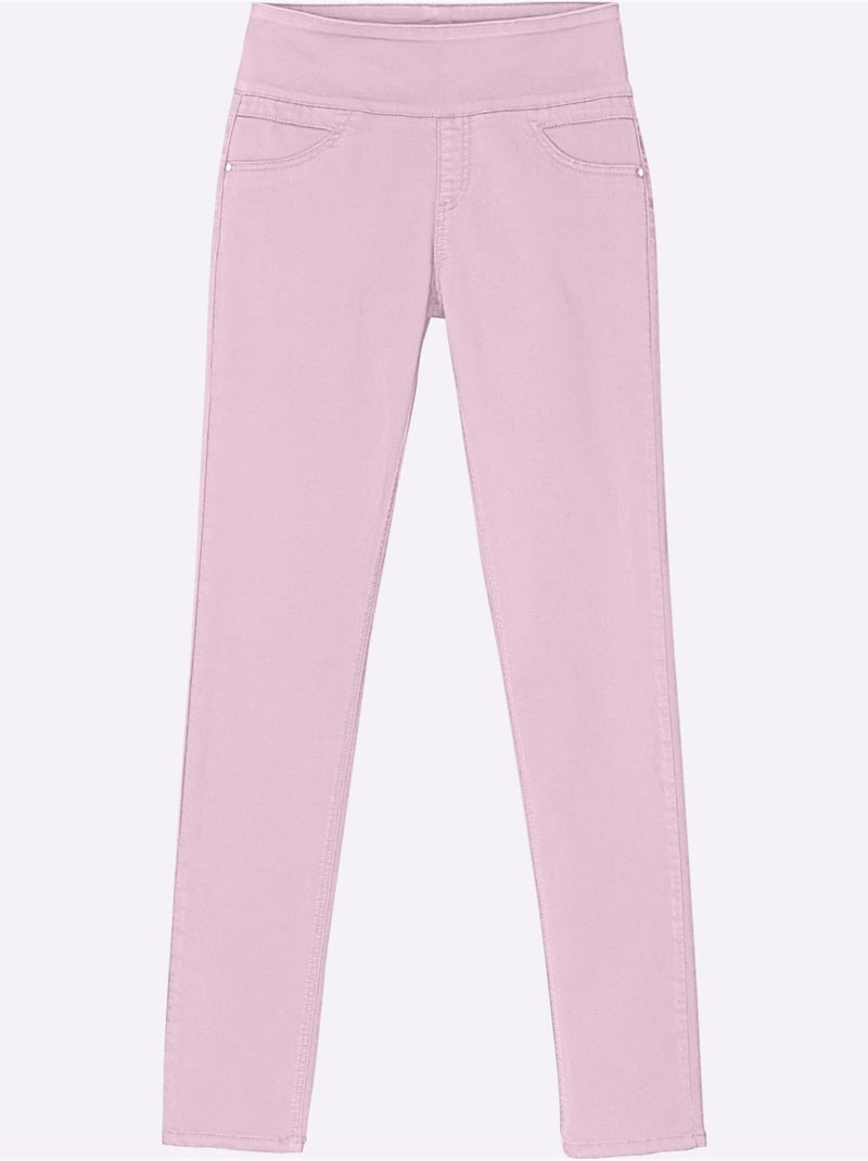 Pantalon en coton à ceinture élastique avec poches pratiques - Taille courte - Witt Rose - Kiabi