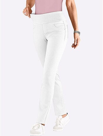Pantalon en coton à ceinture élastique avec poches pratiques - Taille standard - Witt