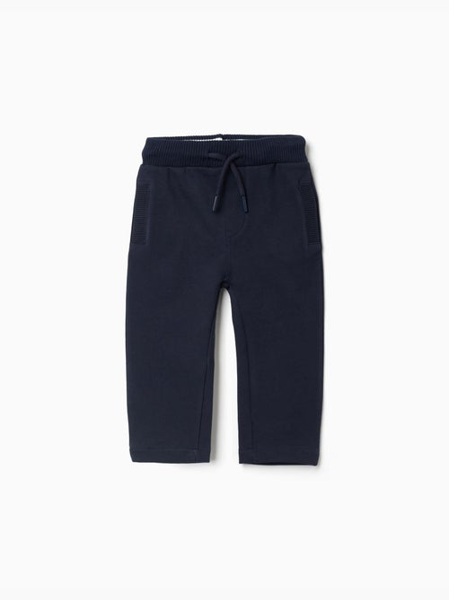 Pantalon en coton avec cordon de serrage - Kiabi Pantalon en coton avec cordon de serrage - Kiabi