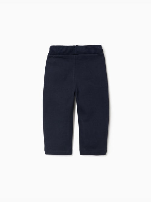 Pantalon en coton avec cordon de serrage - Kiabi Pantalon en coton avec cordon de serrage - Kiabi