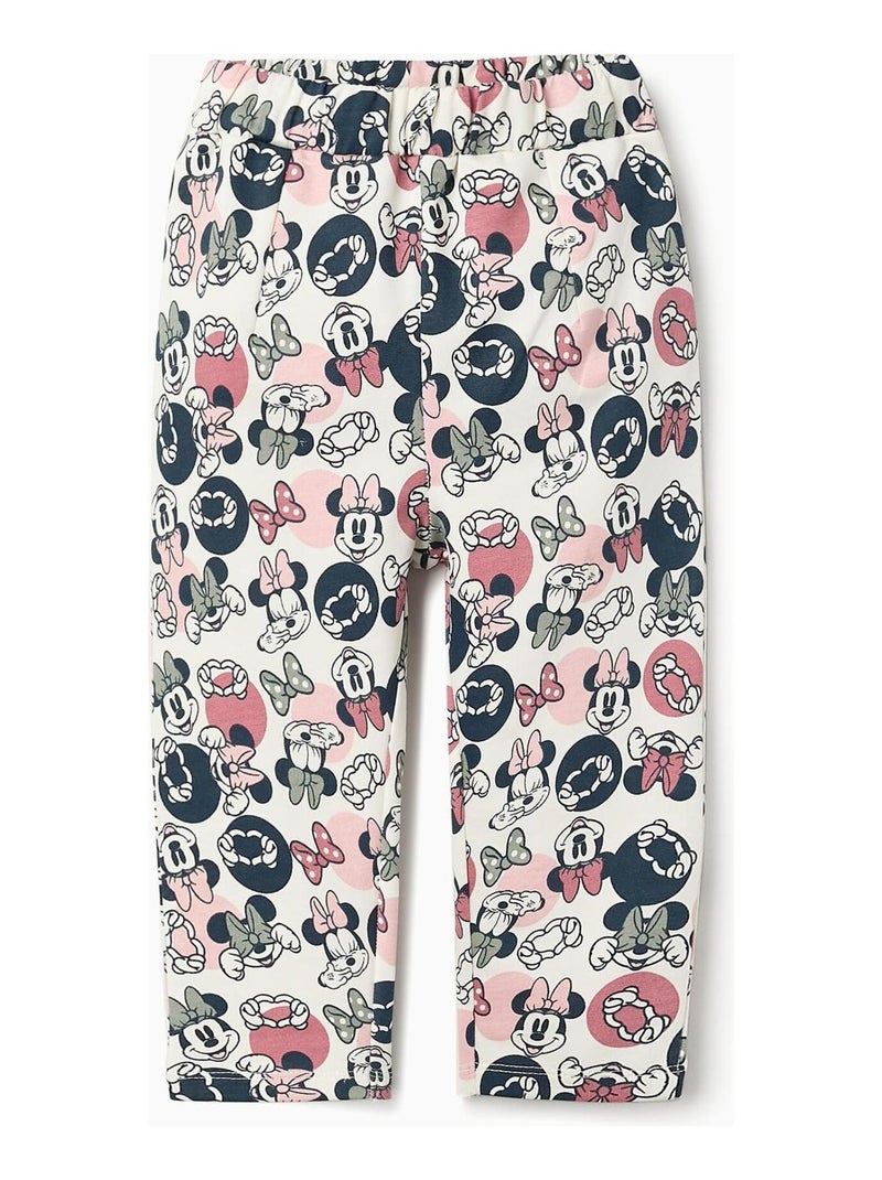 Pantalon en coton avec impression Minnie MINNIE Beige clair - Kiabi
