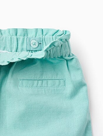Pantalon en Coton et Lin