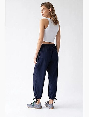 Pantalon en coton mixray