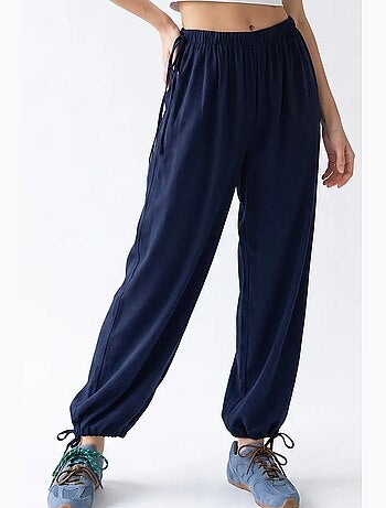 Pantalon en coton mixray