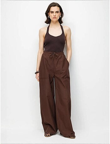 Pantalon en coton mixray