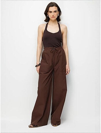 Pantalon en coton mixray