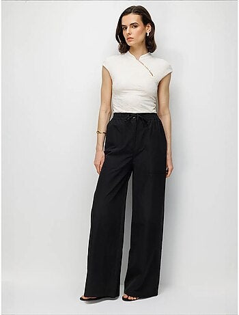 Pantalon en coton mixray