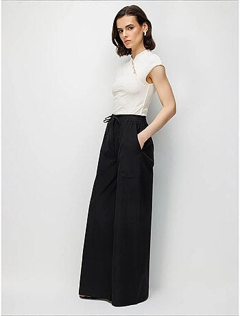 Pantalon en coton mixray