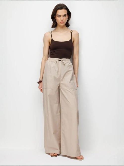 Pantalon en coton mixray - Kiabi Pantalon en coton mixray - Kiabi