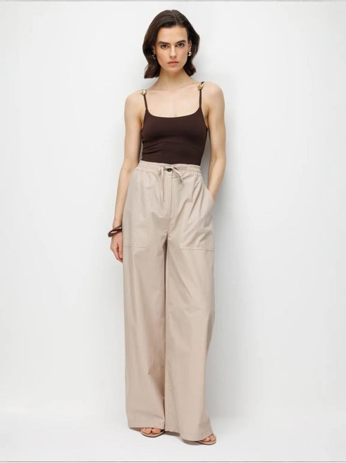 Pantalon en coton mixray - Kiabi Pantalon en coton mixray - Kiabi