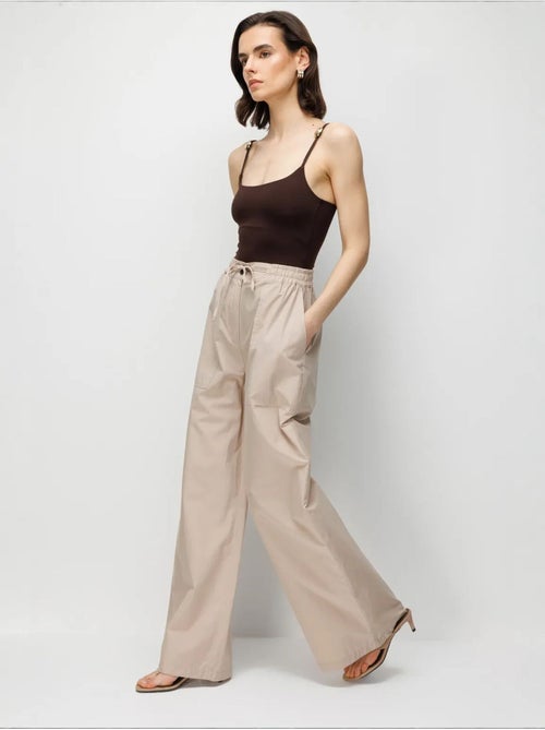 Pantalon en coton mixray - Kiabi Pantalon en coton mixray - Kiabi