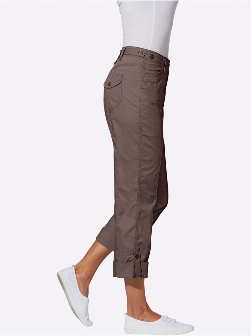 Pantalon En Coton Qualité Coton - Taille Standard - Witt Gris taupe - Kiabi