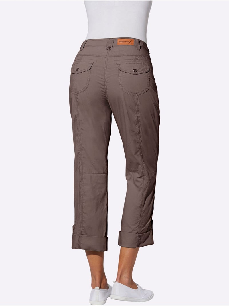 Pantalon En Coton Qualité Coton - Taille Standard - Witt Gris taupe - Kiabi