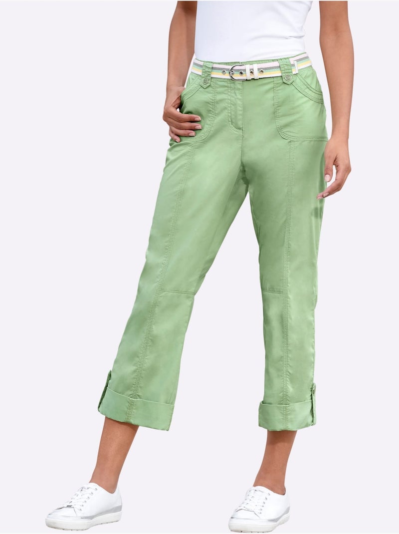 Pantalon En Coton Qualité Coton - Taille Standard - Witt Vert eucalyptus - Kiabi