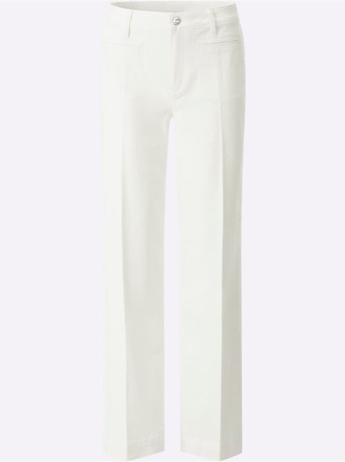 Pantalon en coton qualité coton doux sur la peau - taille courte - helline - Kiabi Pantalon en coton qualité coton doux sur la peau - taille courte - helline - Kiabi