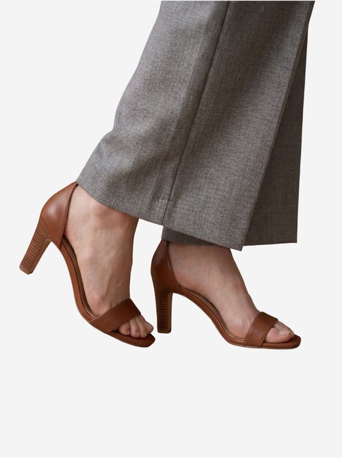 Pantalon en crêpe à jambe large et taille haute my fashion - Kiabi