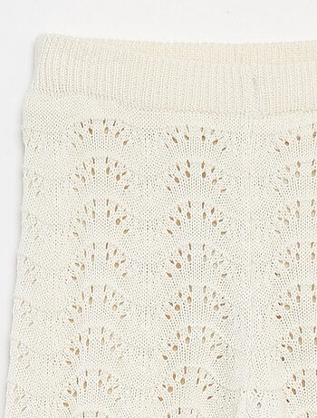 Pantalon en crochet avec motifs