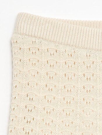 Pantalon en crochet forme flare / coupe évasée