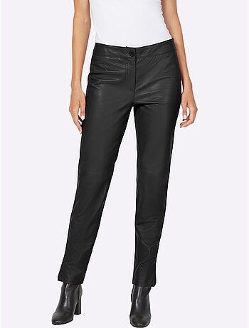 Pantalon En Cuir Cuir Agneau Nappa - Taille Standard - helline