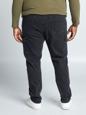 Jeans Homme Déchiré Droit Style Hip-hop - Coupe Slim, Fermeture éclair, Confortable Et Tendance