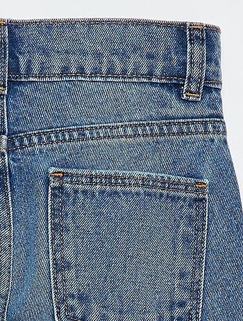 Pantalon en denim à taille haute