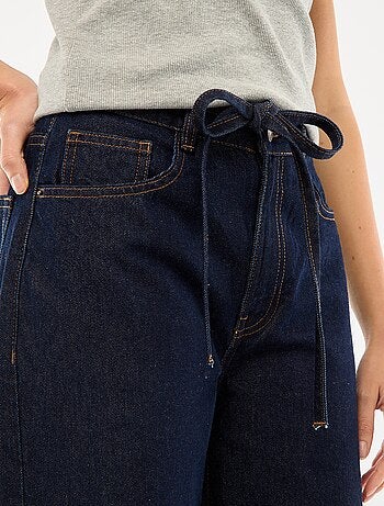 Pantalon en denim avec mini ceinture
