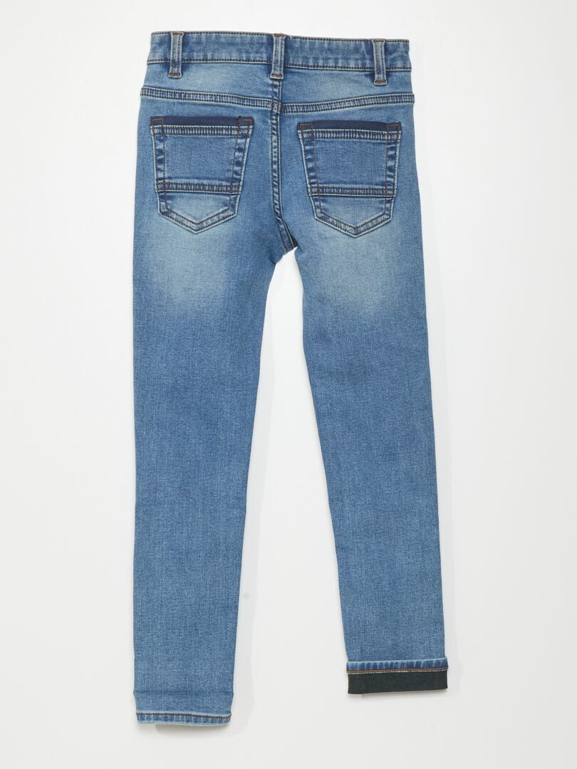 Pantalon en denim Bleu - Kiabi