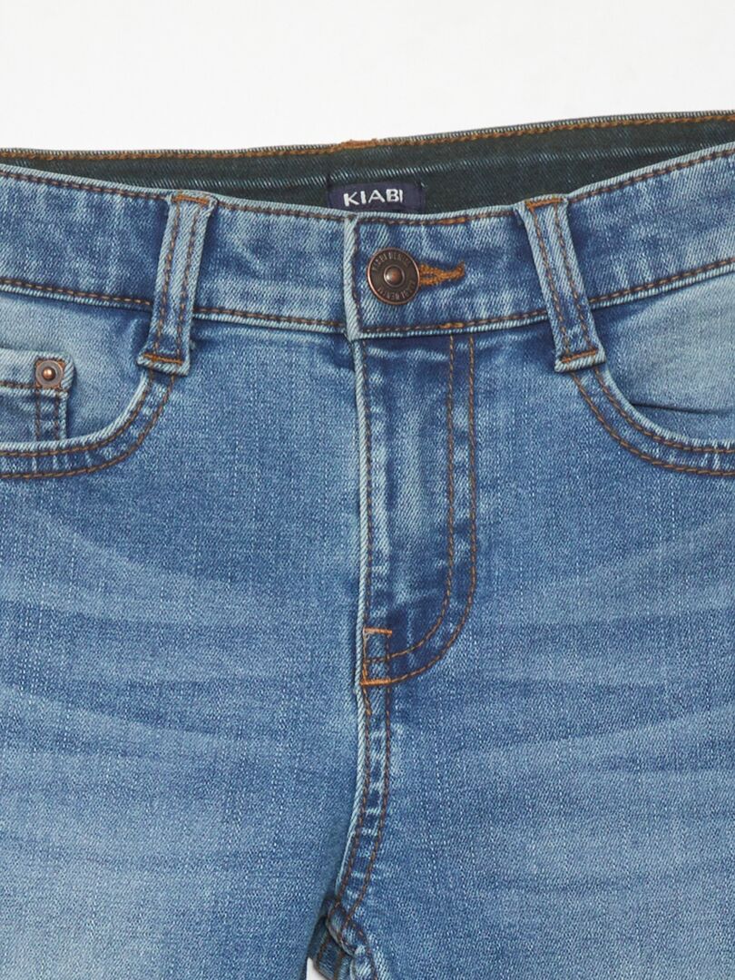 Pantalon en denim Bleu - Kiabi